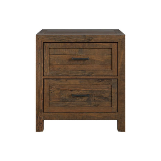 Pineville 2 Drawer Night Stand - The Furnishery